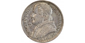 2 Lires Pie IX - Vatican Argent
