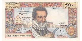 Avers : Henri IV au centre - vue du Pont-Neuf en arrière-plan
