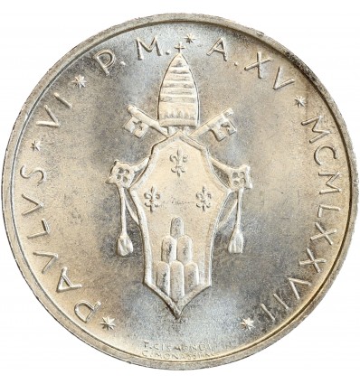 500 Lires - Livre des Evangélistes - Vatican Argent