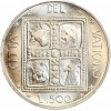 500 Lires - Livre des Evangélistes - Vatican Argent
