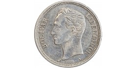 2 Bolivares - Vénézuela Argent