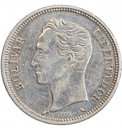 2 Bolivares - Vénézuela Argent
