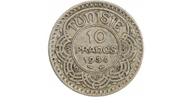 10 Francs - Tunisie Argent