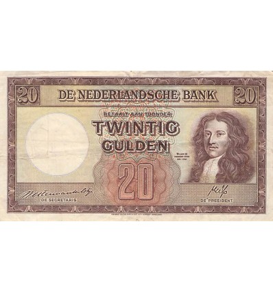 Avers : portrait de Willem III à droite