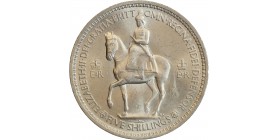 Avers : la reine Elisabeth II à cheval