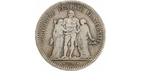 5 Francs Hercule Deuxième République