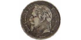 5 Francs Napoléon III Tête Laurée Second Empire