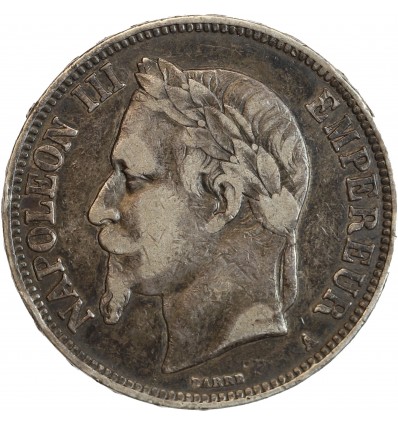 5 Francs Napoléon III Tête Laurée Second Empire