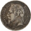 5 Francs Napoléon III Tête Laurée Second Empire