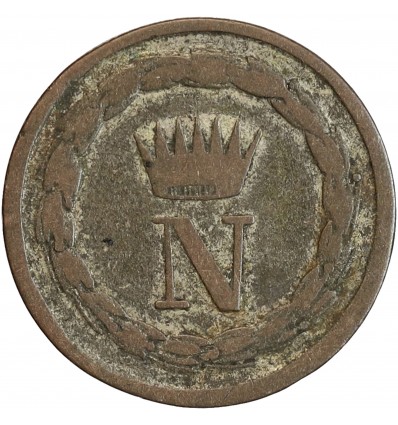 10 Centesimi Napoléon Impérator - Italie - Occupation Française