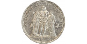 5 Francs Hercule Troisième République