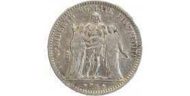 5 Francs Hercule Troisième République