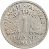 1 Franc Bazor Aluminium Etat Français