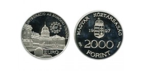 2000 Forint Hongrie Argent