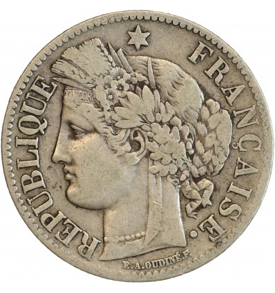 2 Francs Cérès Avec Légende