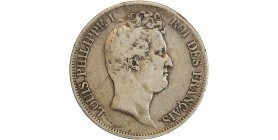 5 Francs Louis-Philippe Ier Tête Nue Tranche En Creux