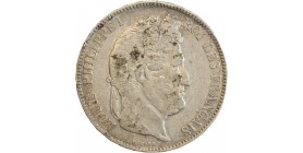 5 Francs Louis Philippe Ier Tête Laurée Tranche En Relief