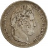 5 Francs Louis-Philippe Ier Tête Laurée Tranche En Relief