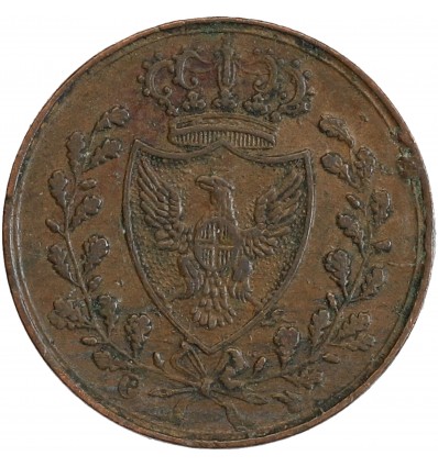 1 Centesimo Charles Félix "P" - Italie - Sardaigne