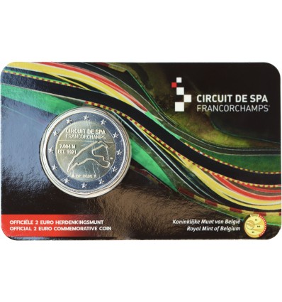 2 Euros Belgique Coincard Française - Circuit de SPA