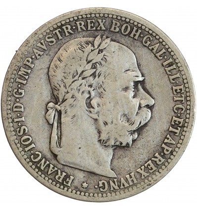 Avers : portrait à droite de François Joseph Ier