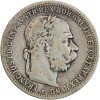Avers : portrait à droite de François Joseph Ier