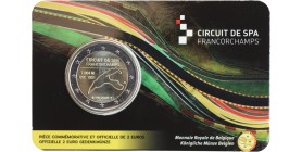 2 Euros Belgique Coincard Flamande - Circuit de SPA