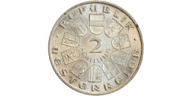 2 Schilling mort du Dr Ignaz Seipel - Autriche Argent