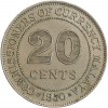 20 Cents Georges VI - Malaya