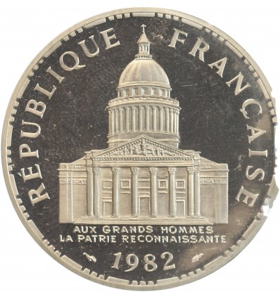 100 Francs Panthéon Piéfort en Argent