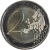 2 Euros Colorisée - Le Pape Léon