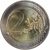 2 Euros Colorisée - Le Pape Léon