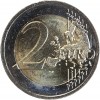 2 Euros Colorisée - Le Pape Léon