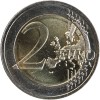 2 Euros Colorisée - Lettonie - Le Tournesol