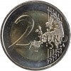 2 Euros Colorisée - Slovaquie - Machine à Vapeur