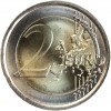 Pièce de 2 euros en couleur, Italie 2022 commémorant les 170 ans de la police nationale italienne.