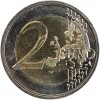 2 Euros Colorisée - La Pyramide du Louvre