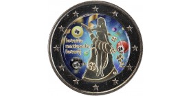 2 Euros Colorisée - Belgique - La Loterie Nationale
