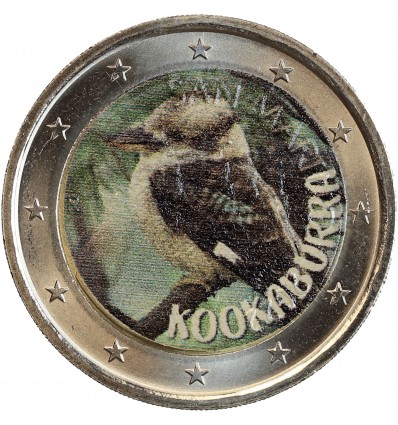 2 Euros Colorisée - Kookaburra