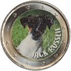 2 Euros Colorisée - Jack Russel