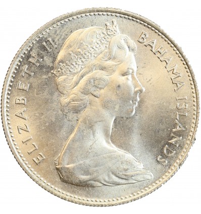 Avers : Buste couronnée de la reine Elisabeth II à droite.