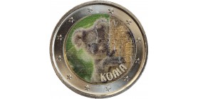 2 Euros Colorisée - Le Koala
