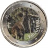 2 Euros Colorisée - Le Kangourou