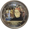 Pièce de 2 euros en couleur du Vatican millésime 2023 commémorant le 500ème anniversaire de la mort du Pérugin