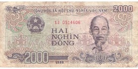 Avers : portrait de Ho Chi Minh à droite