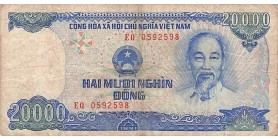 Avers : portrait de Ho Chi Minh