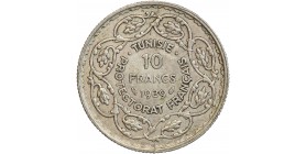 10 Francs Tunisie Argent