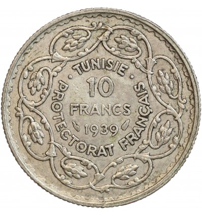 10 Francs Tunisie Argent