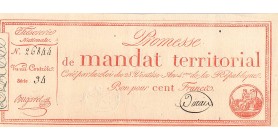 Avers : femme allégorique en bas à droite - Signature Bugarel