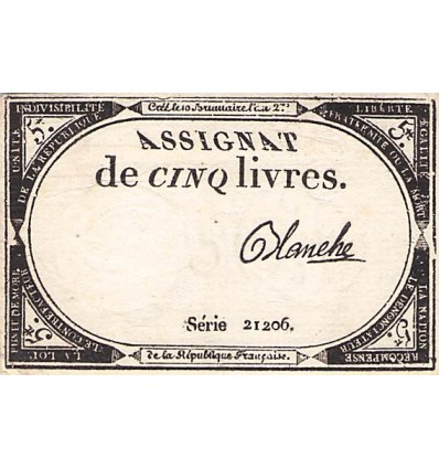 Avers : Série 21206 - signature Blanche